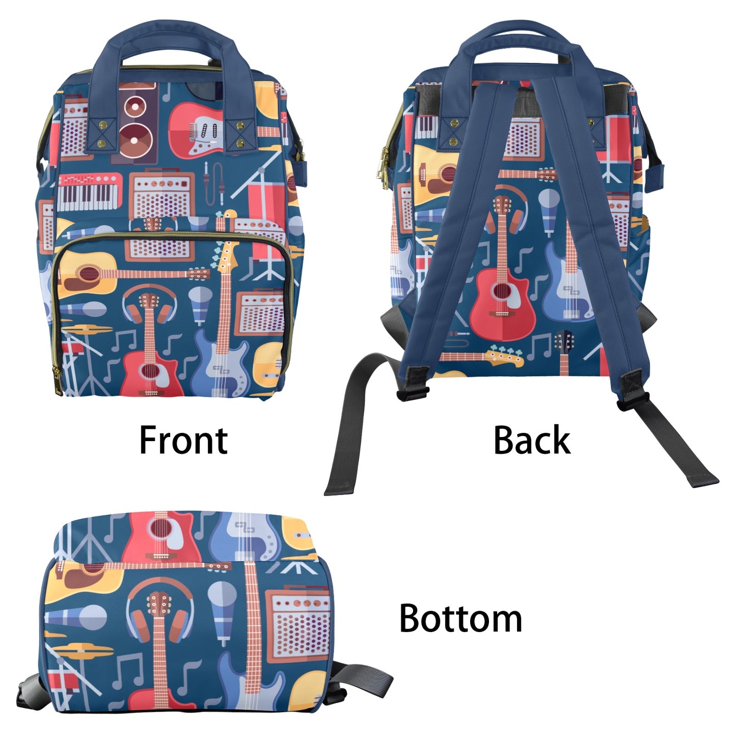 Music Instruments - Multifunction Backpack