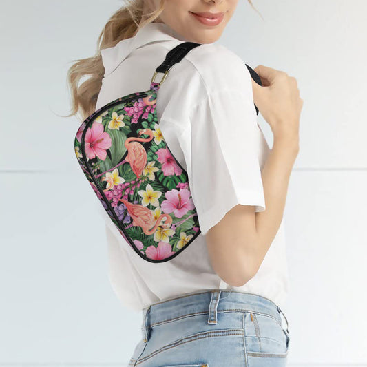 Flamingo Jungle - Small Shoulder Bag