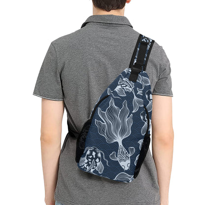 Blue Fish - Cross-Body Chest Bag Cross-Body Chest Bag Printed Offshore