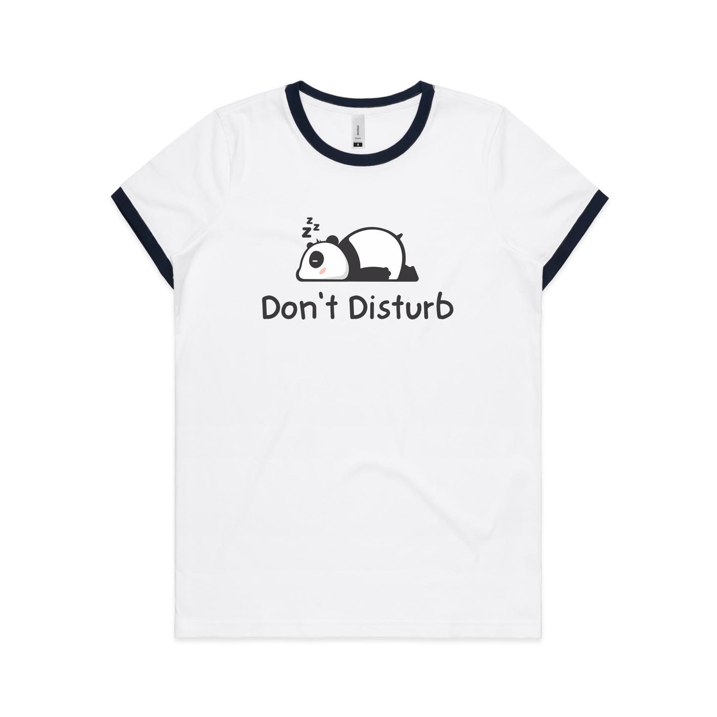 Panda, Don't Disturb - Women's Ringer Tee