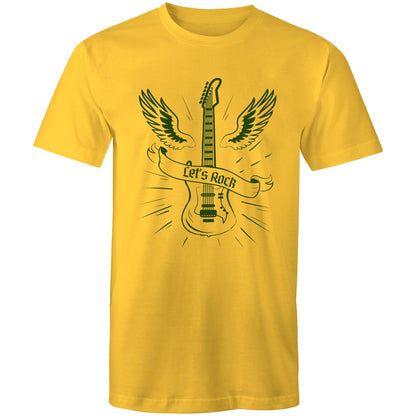 Let's Rock, Guitar - Mens T-Shirt