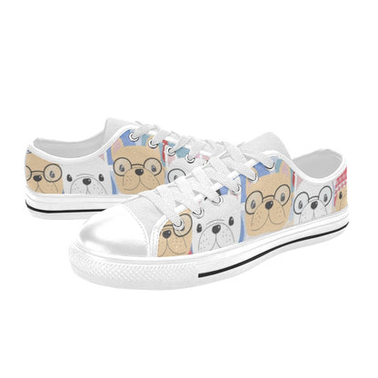 Dog Crowd - Women's Classic Canvas Shoes