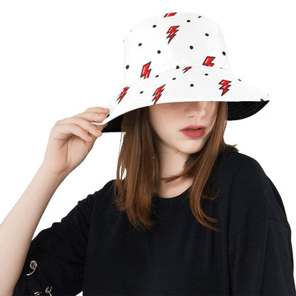 Red Lightning - Womens Bucket Hat