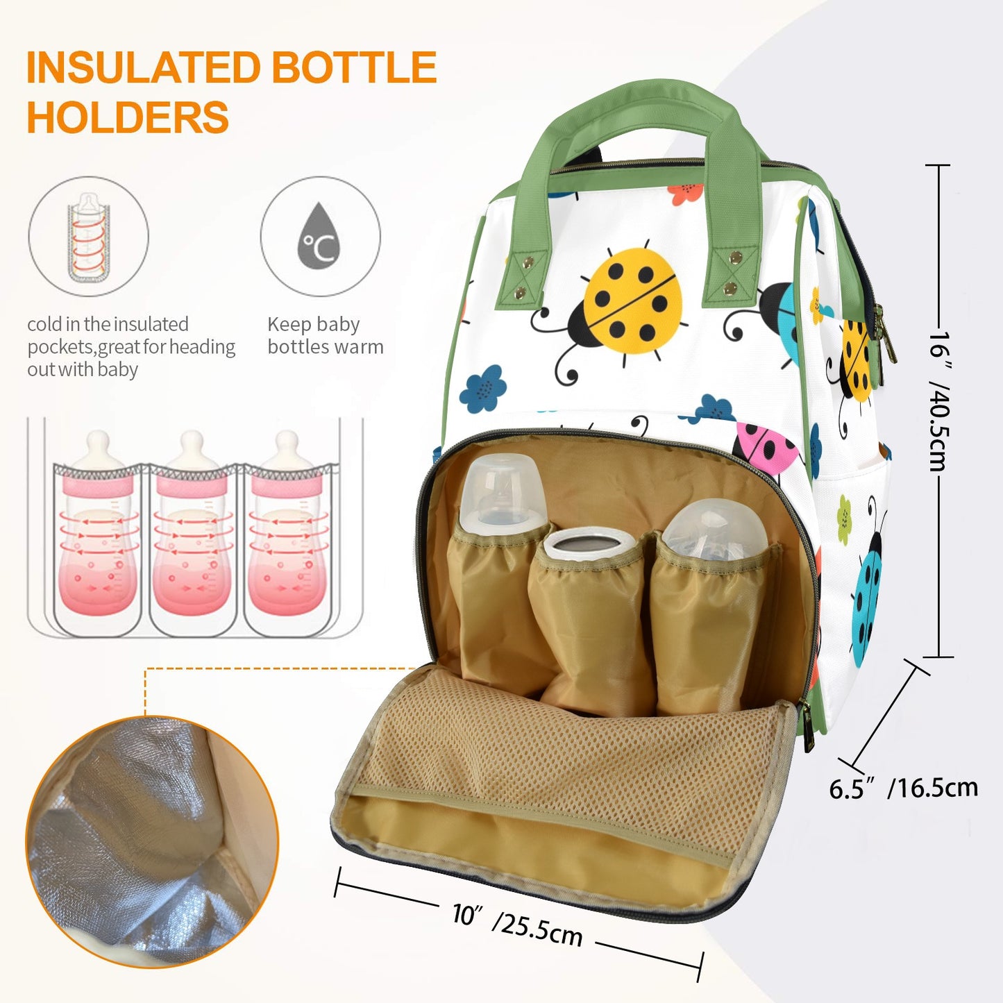 Ladybugs - Multifunction Backpack