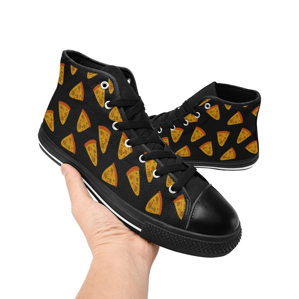 Pizzas - Women's High Top Canvas Shoes