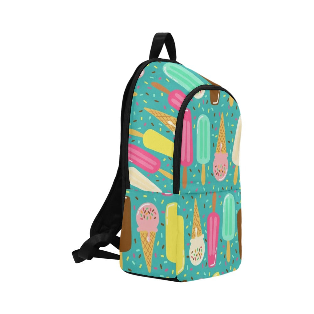 Ice Cream - Fabric Backpack for Adult Adult Casual Backpack Food Printed Offshore Summer