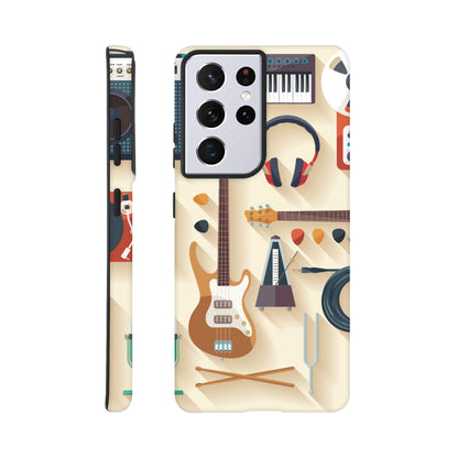 Music Time - Phone Tough case Galaxy S21 Ultra Phone Case Globally Fulfilled Music