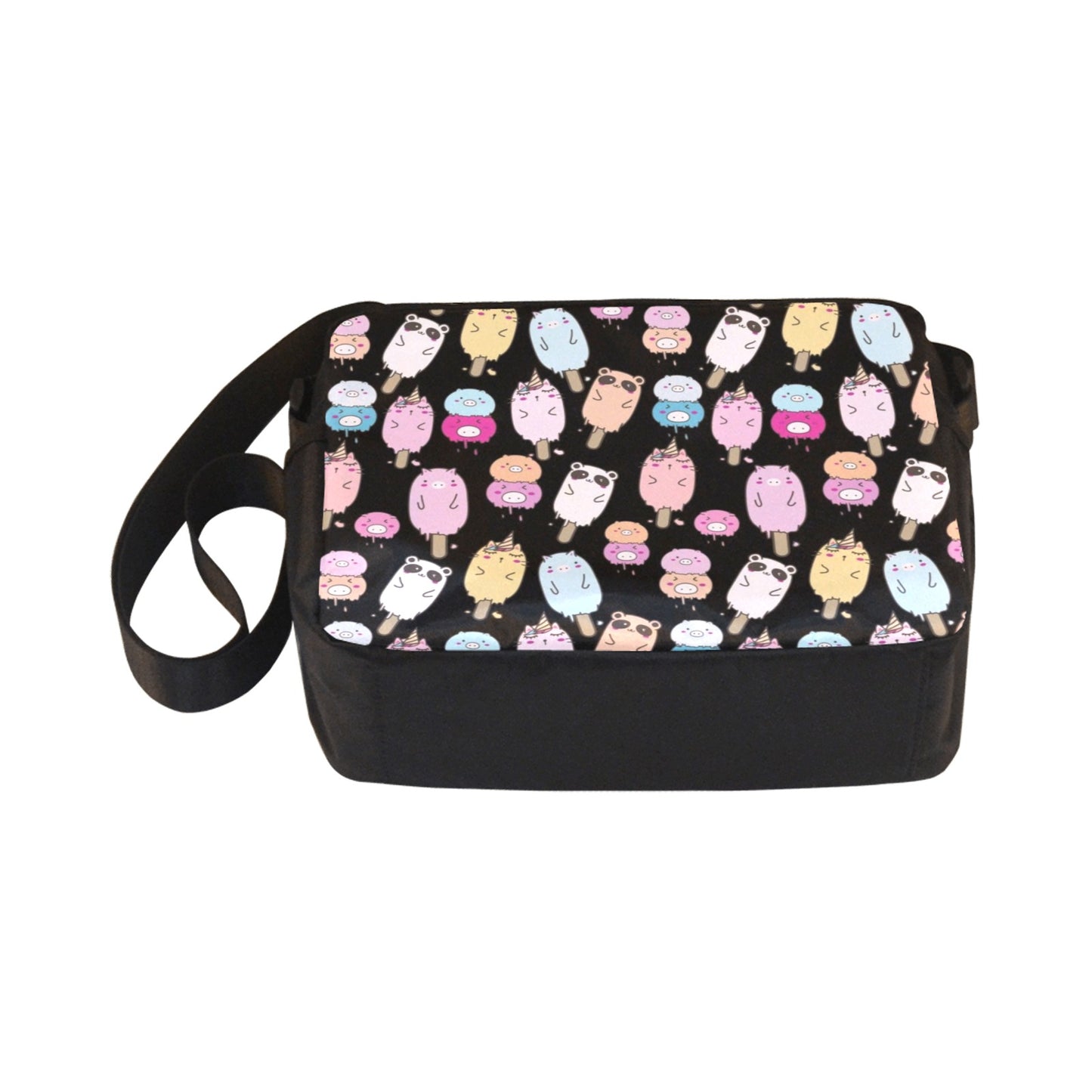 Cute Animal Ice Blocks - Classic Cross-body Nylon Bag