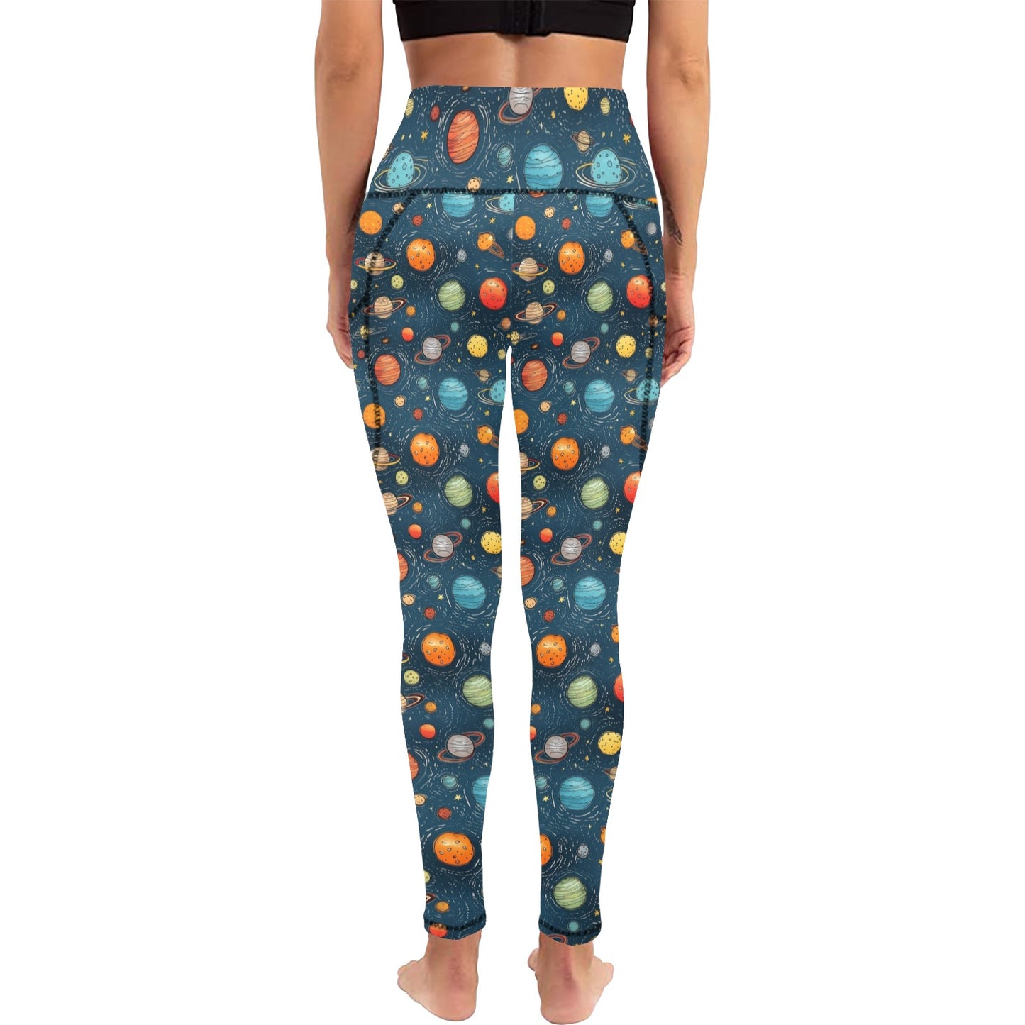 Galaxy - Women's All Over Print Leggings with Pockets