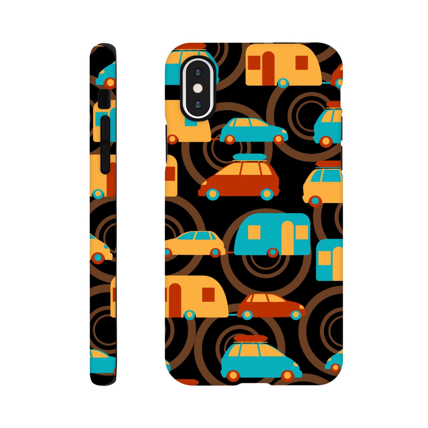 Cars And Caravans - Phone Tough Case iPhone XS Phone Case Globally Fulfilled