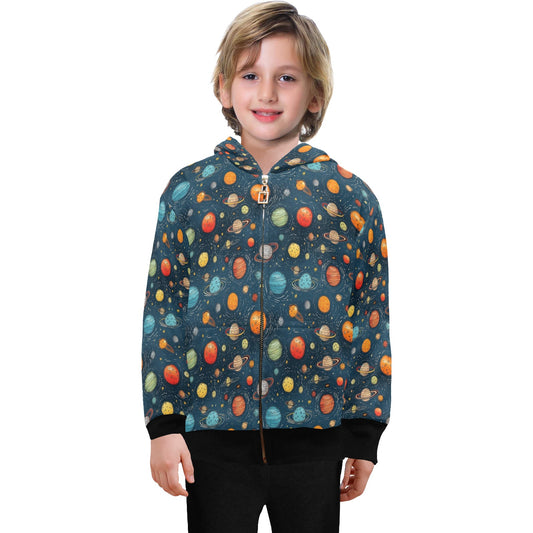 Galaxy - Senior Boys Zip Up Hoodie