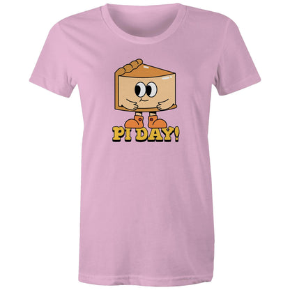 Pi Day - Womens T-shirt Pink Womens T-shirt Maths Printed In Australia