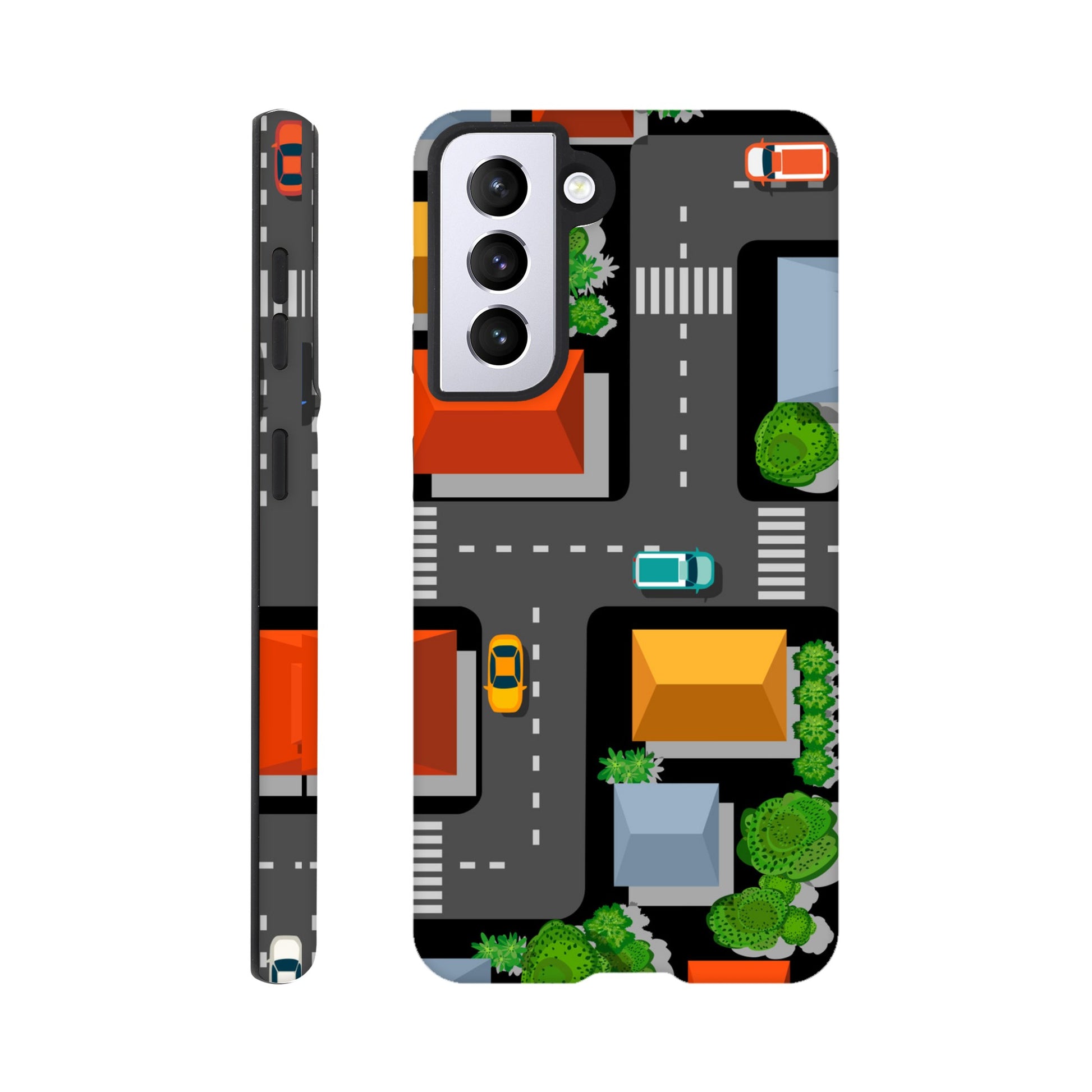 Road Map - Phone Tough Case Galaxy S21 Phone Case Globally Fulfilled