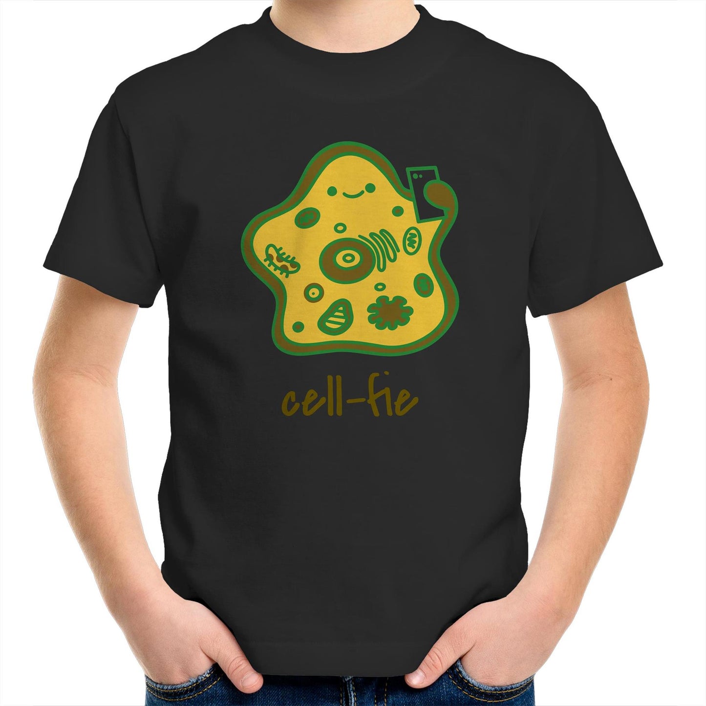 Cell-fie, Cell Selfie - Kids Youth T-Shirt