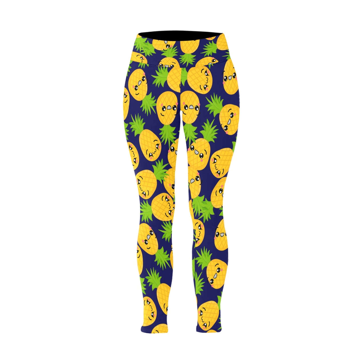 Cool Pineapples - Women's Plus Size High Waist Leggings Women's Plus Size High Waist Leggings