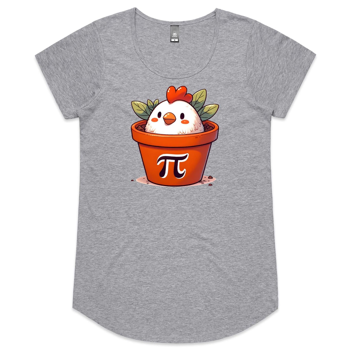 Chicken Pot Pi - Womens Scoop Neck T-Shirt