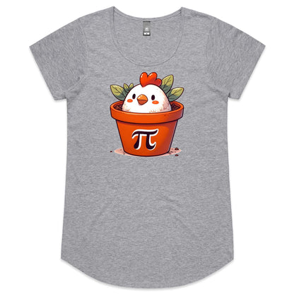 Chicken Pot Pi - Womens Scoop Neck T-Shirt