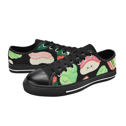 Happy Sushi - Women's Classic Canvas Shoes