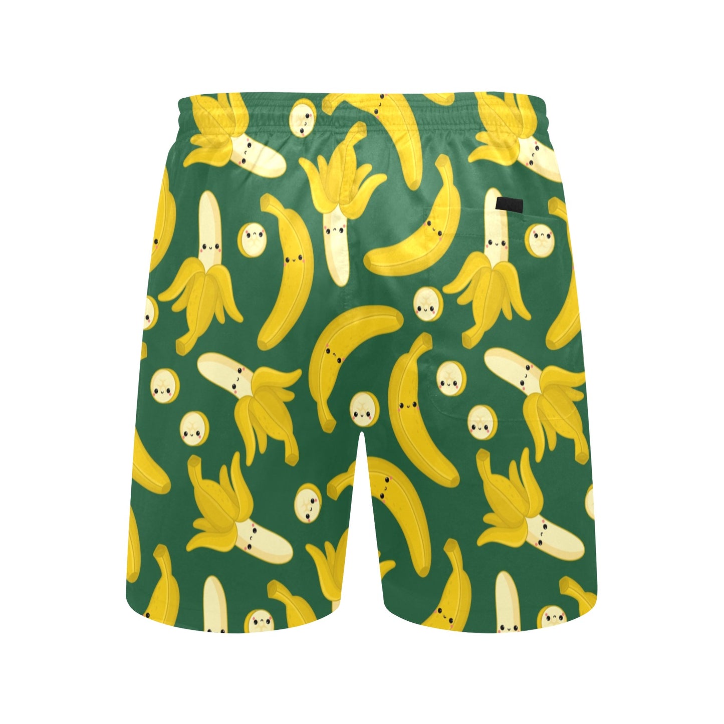 Happy Bananas - Men's Mid-Length Beach Shorts