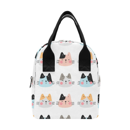 Cat Faces - Zipper Lunch Bag