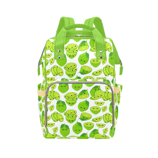 Cute Limes - Multifunction Backpack Multifunction Backpack Food Printed Offshore