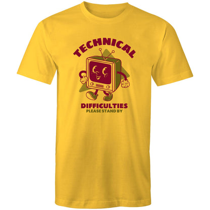 Retro TV, Technical Difficulties - Mens T-Shirt