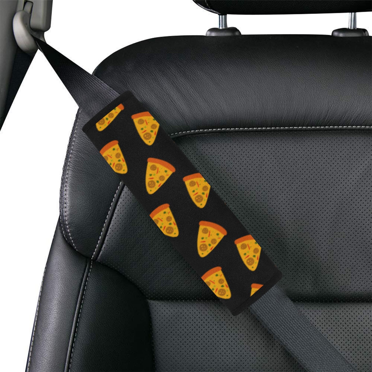 Pizzas - Car Seat Belt Cover 7''x10'' (Pack of 2)