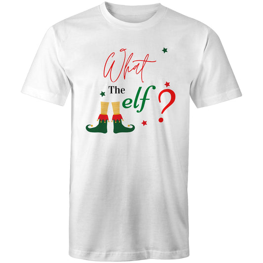 What The Elf? - Mens T-Shirt White Christmas Mens T-shirt Merry Christmas
