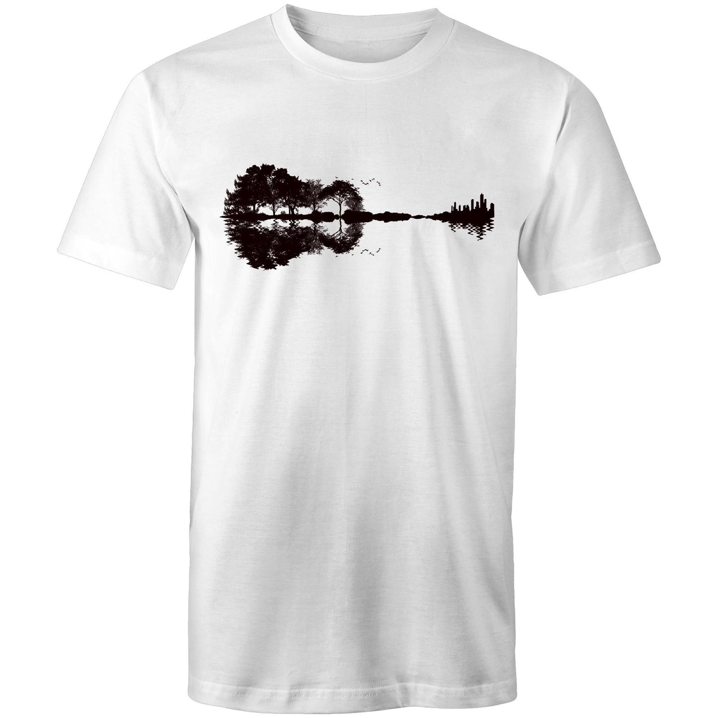 Guitar Reflection - Mens T-Shirt