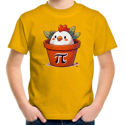 Chicken Pot Pi - Kids Youth T-Shirt