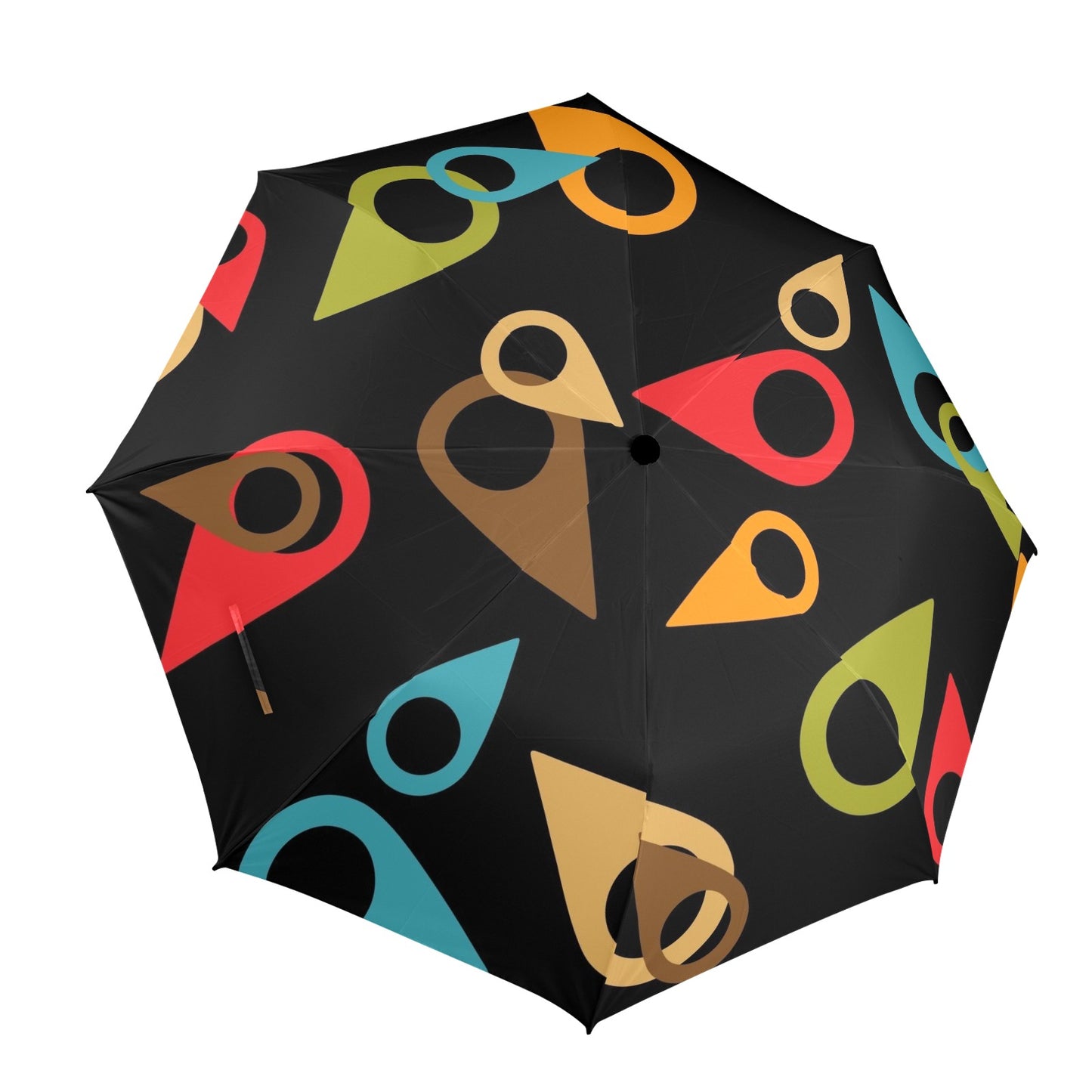 Where Am I - Semi-Automatic Foldable Umbrella Semi-Automatic Foldable Umbrella Printed Offshore