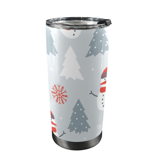 Christmas Snowman - 20oz Travel Mug / Tumbler