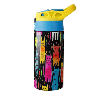 Crazy Cats - Kids Drink Bottle