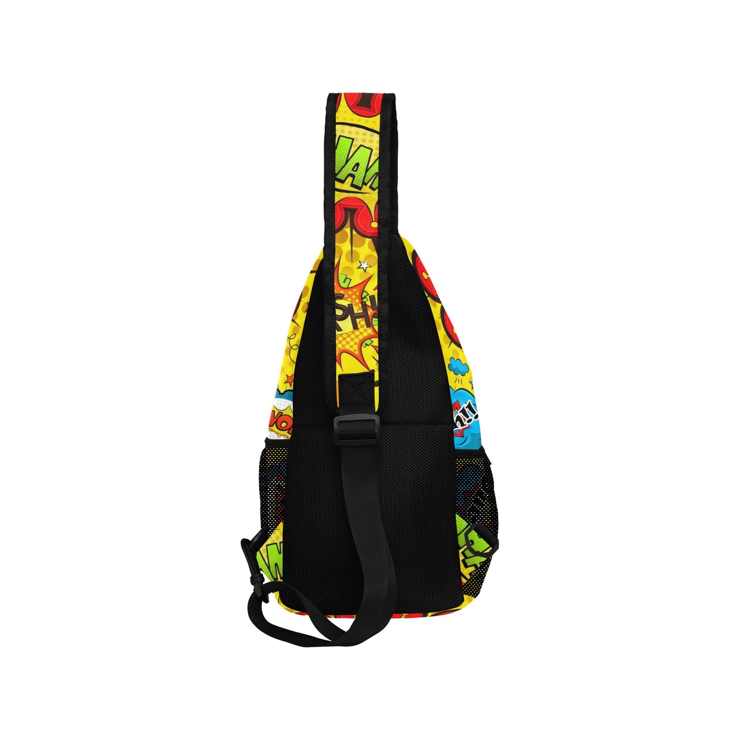 Comic Book Yellow - Cross-Body Chest Bag Cross-Body Chest Bag Printed Offshore