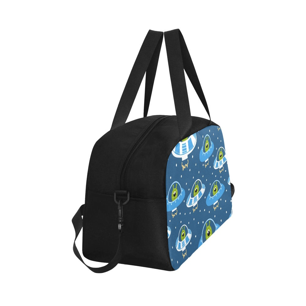 Cute Aliens in UFOs - Gym Bag / Overnight Bag