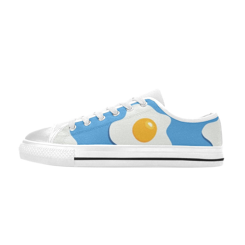 Fried Eggs - Women's Classic Canvas Shoes