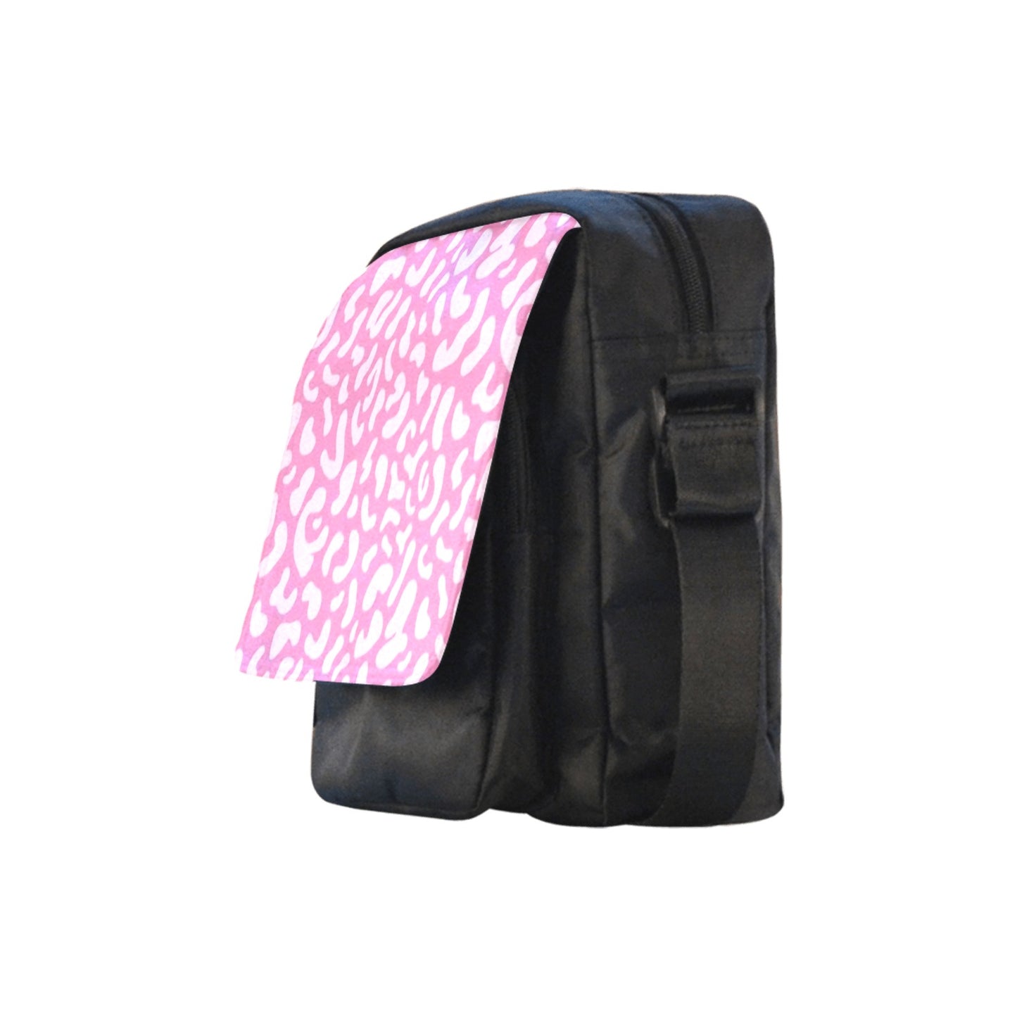 Pink Leopard - Crossbody Nylon Bag Crossbody Bags animal Printed Offshore