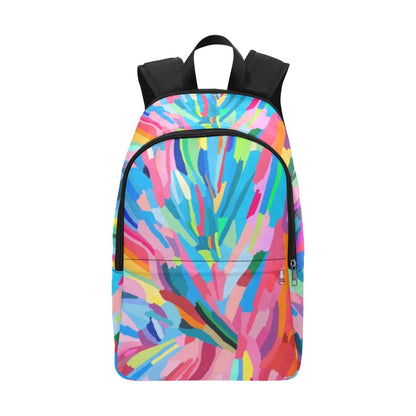 Brushstrokes - Fabric Backpack for Adult Adult Casual Backpack Printed Offshore