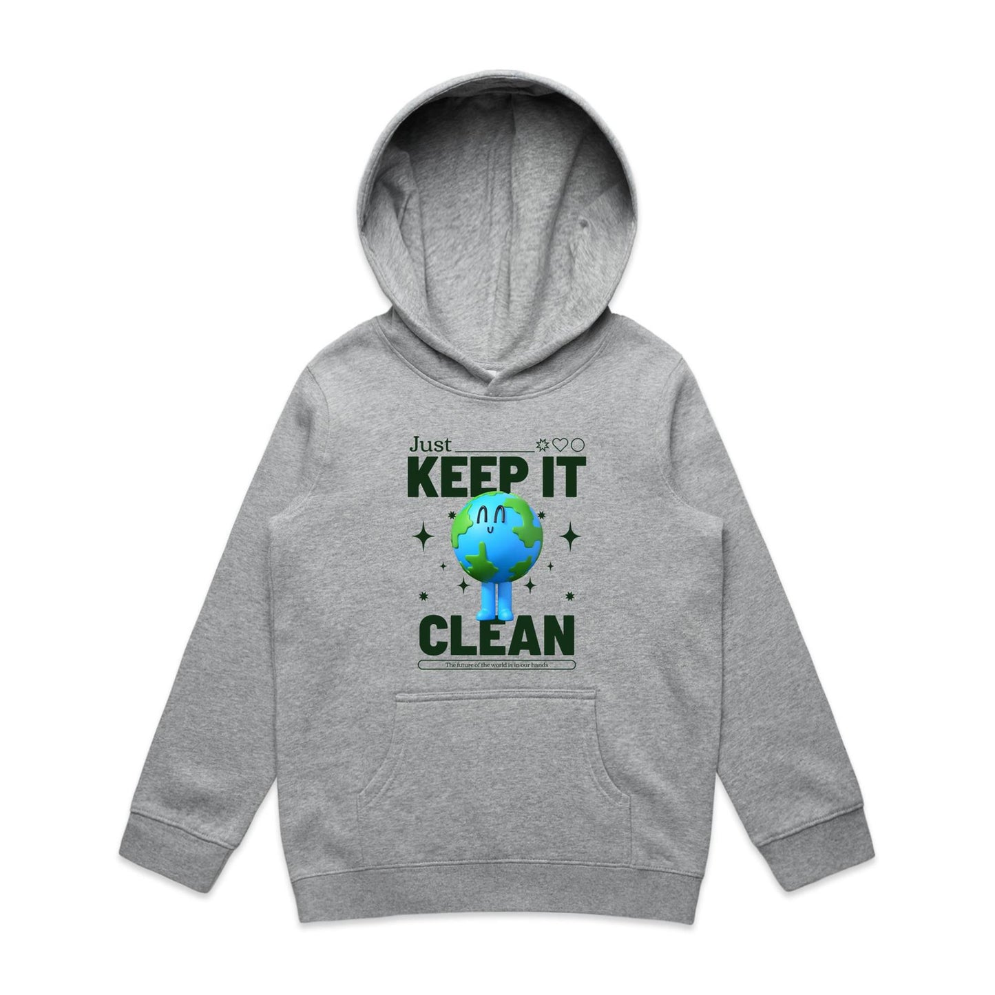 Earth, Just Keep It Clean - Youth Supply Hood