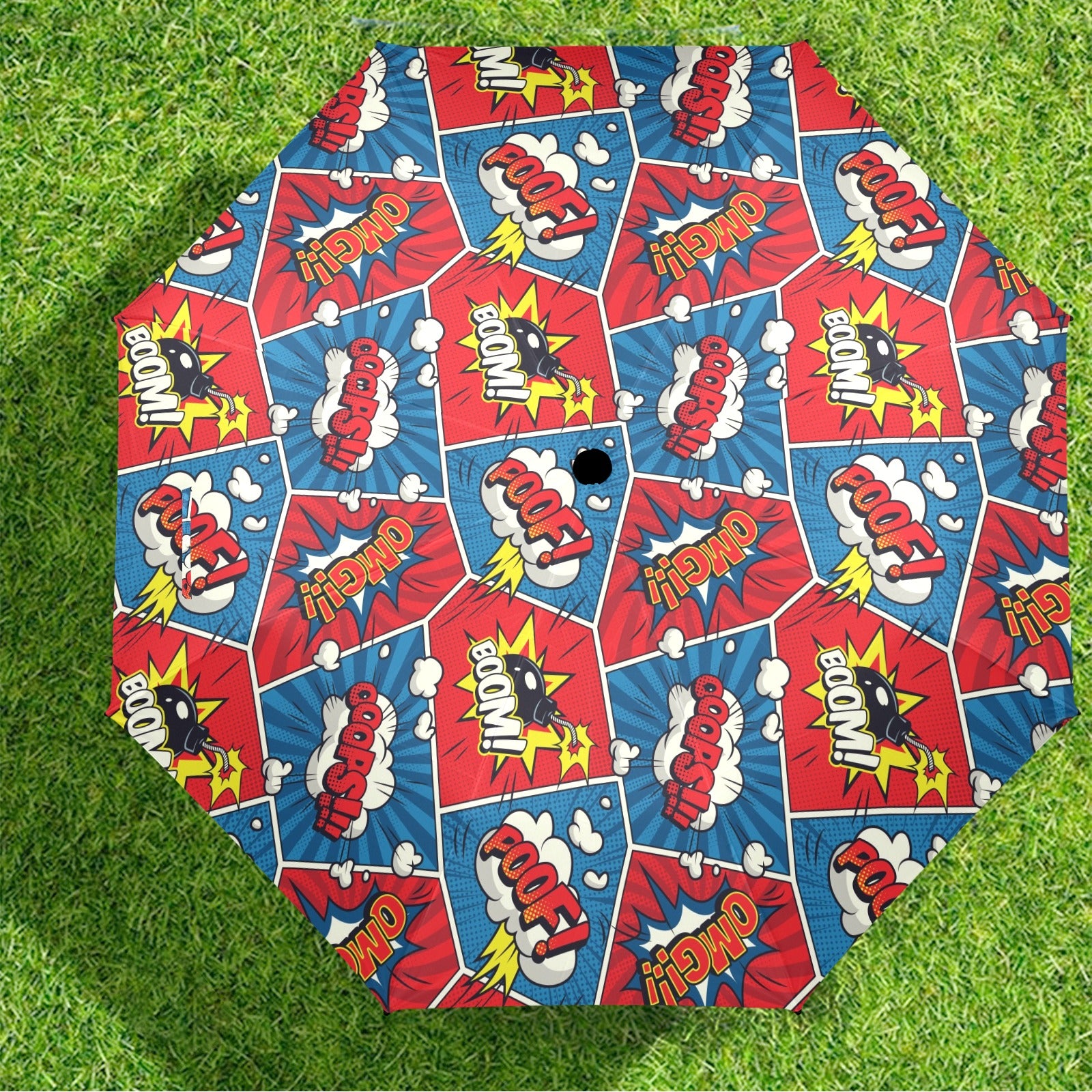 Comic Book Pop - Semi-Automatic Foldable Umbrella Semi-Automatic Foldable Umbrella