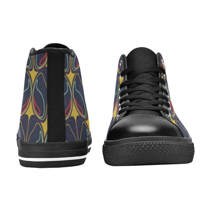 Layered - Women's High Top Canvas Shoes