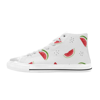 Watermelon - Women's High Top Canvas Shoes