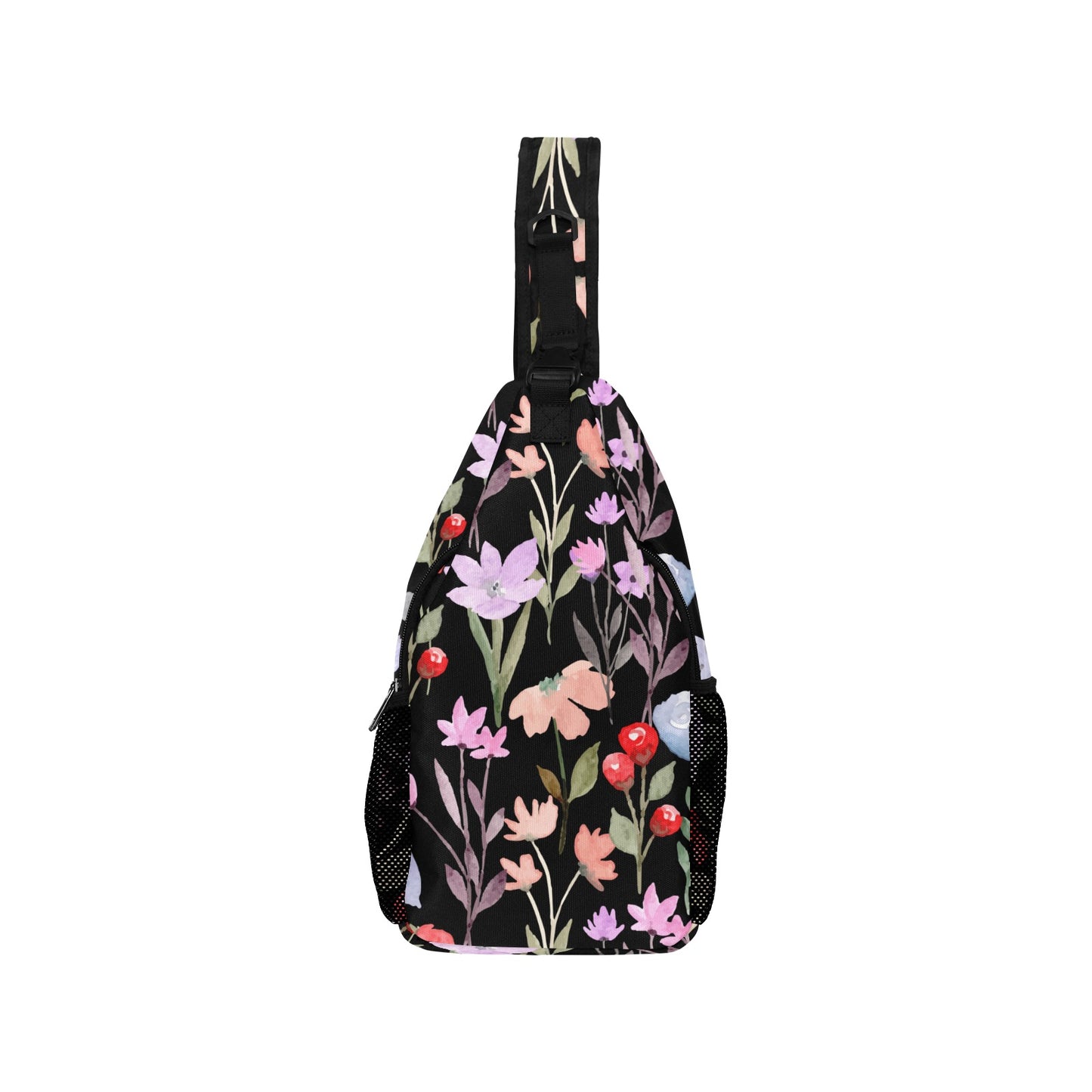 Floral Watercolour - Cross-Body Chest Bag Cross-Body Chest Bag