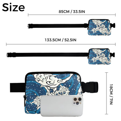 Waves - Belt Bag Belt Bag Printed Offshore Summer Surf