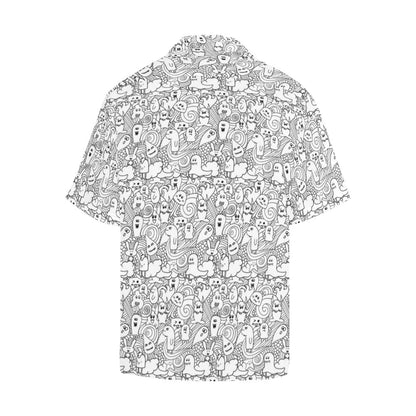 Black And White Creatures - Hawaiian Shirt