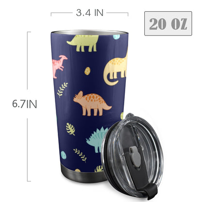 Dinosaurs - 20oz Travel Mug / Tumbler