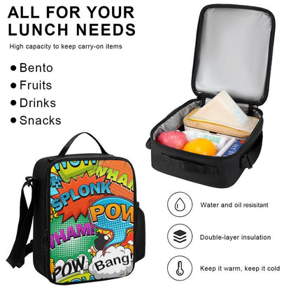 Comic Book 2 - School Backpack Three Piece Set