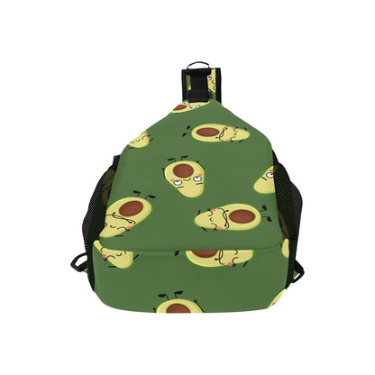 Avocado Characters - Cross-Body Chest Bag Cross-Body Chest Bag