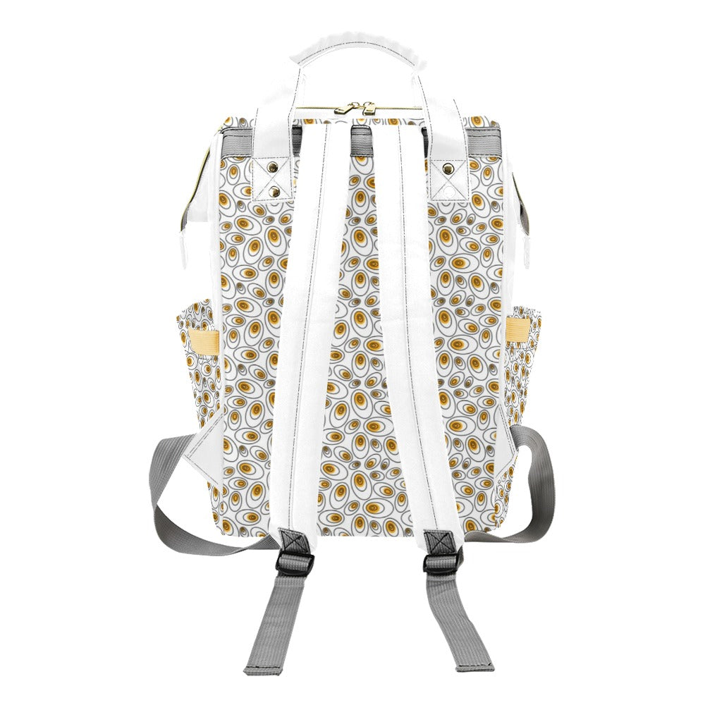 Eggs Abstract - Multifunction Backpack Multifunction Backpack Food Printed Offshore