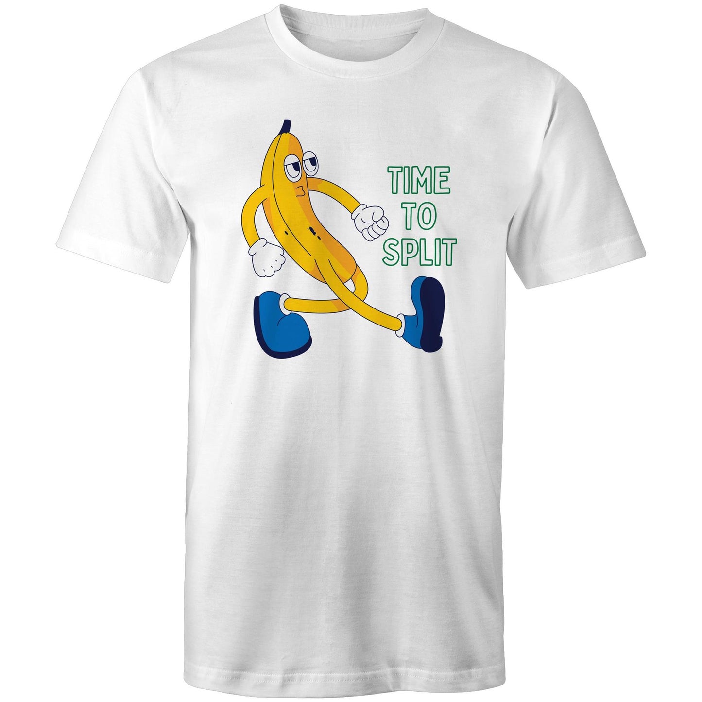 Time To Split, Banana - Mens T-Shirt